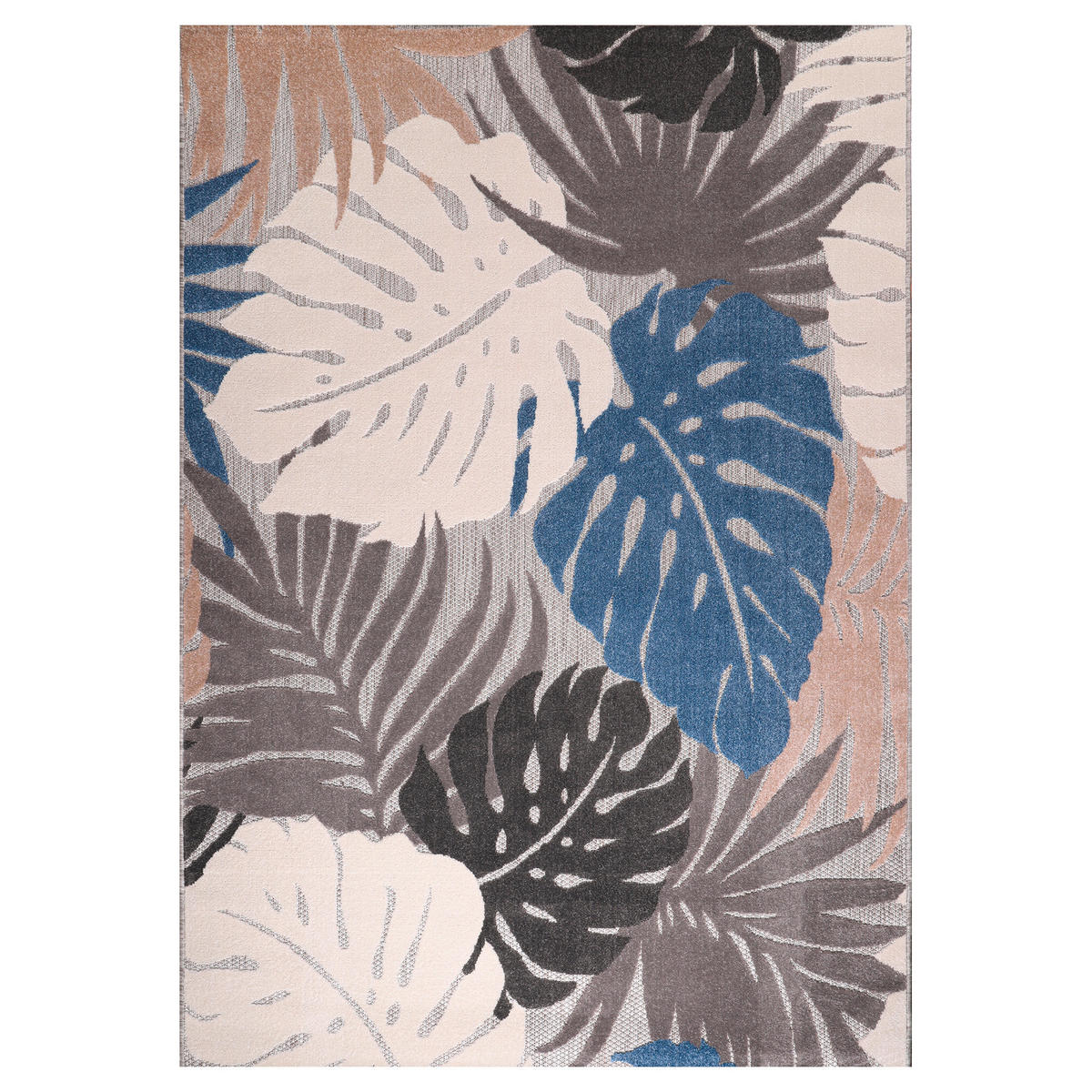 TEPIH ZA UNUTAR./VANJ. UPORAB 240/330 cm   plava  Floral  - plava, Lifestyle, tekstil/plastika (240/330cm)