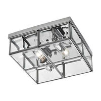 TAKLAMPA Monza  - kromfärg, Basics, glas (12/30/30cm)