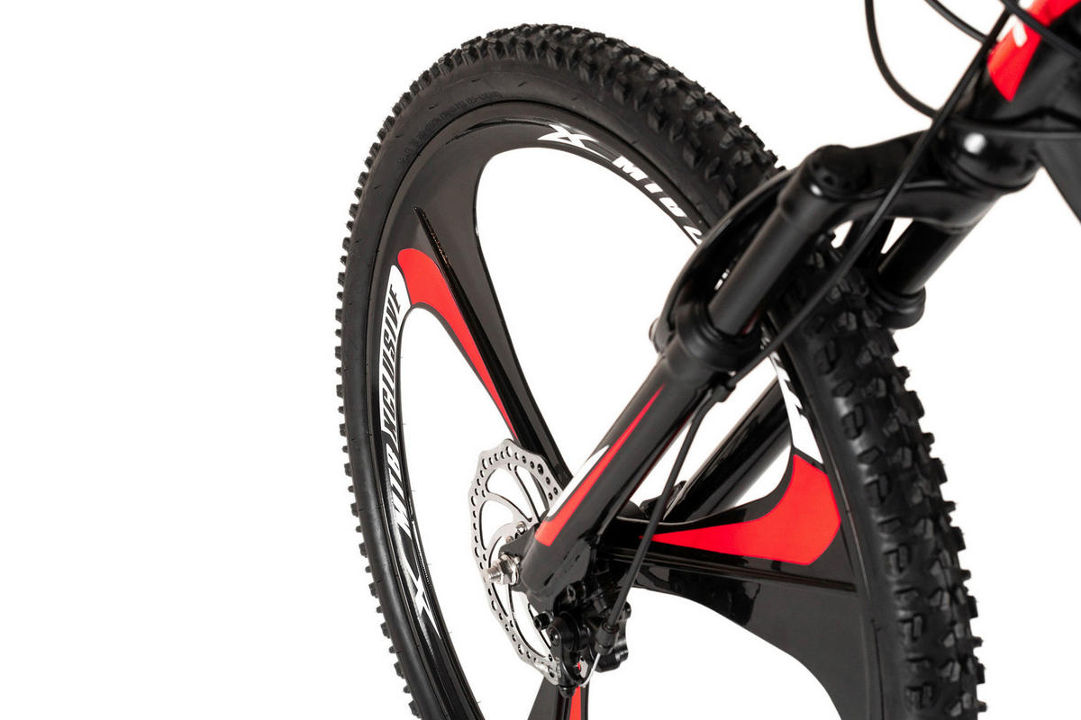 MOUNTAINBIKE 26 Zoll  - Rot/Schwarz, Basics, Metall (70/100/180cm) - Atrigo