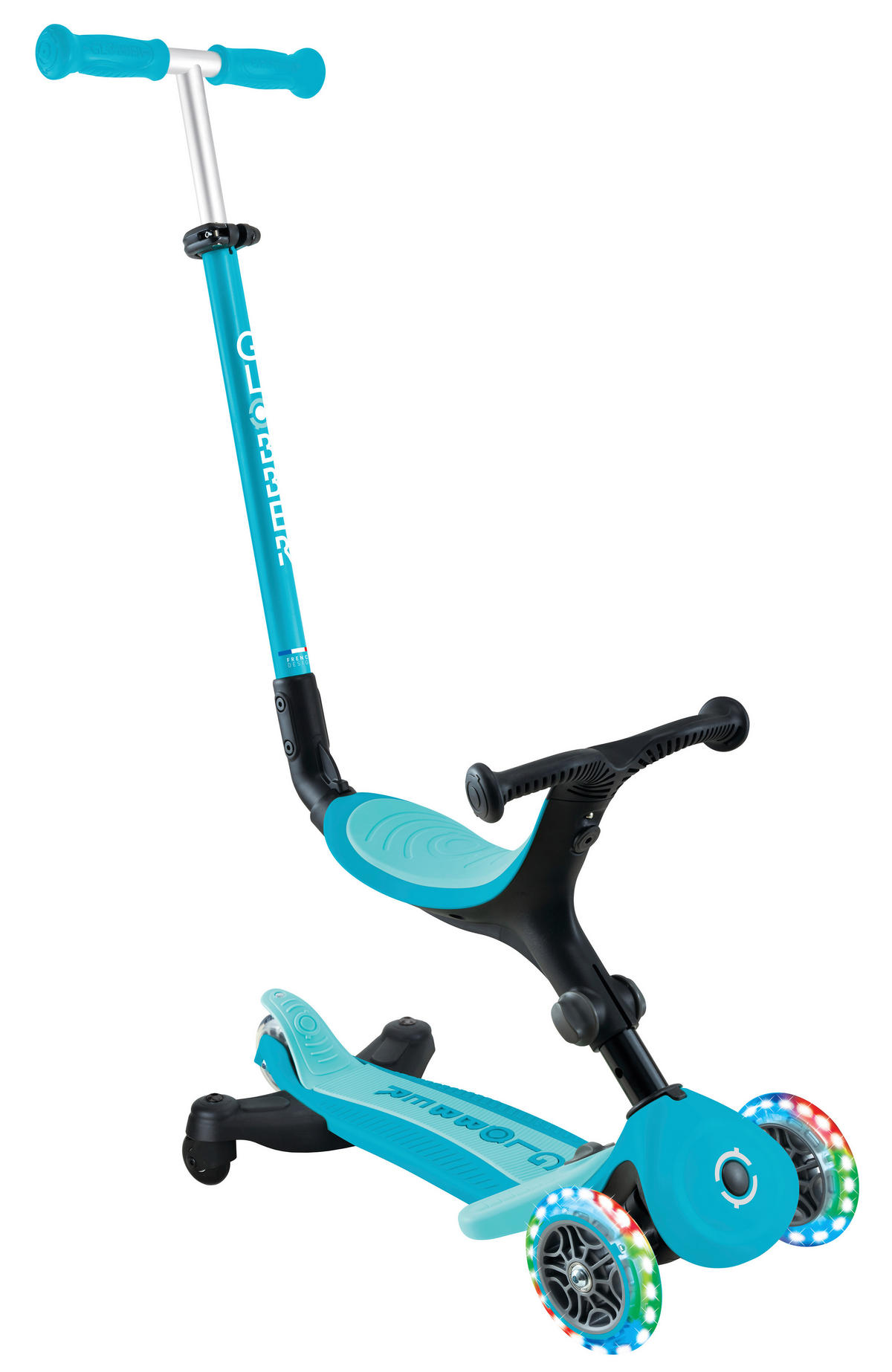 LAUFRAD GO-UP ACTIVE LIGHTS 360  - Blau, Basics, Kunststoff/Metall (67/29/100cm) - GLOBBER