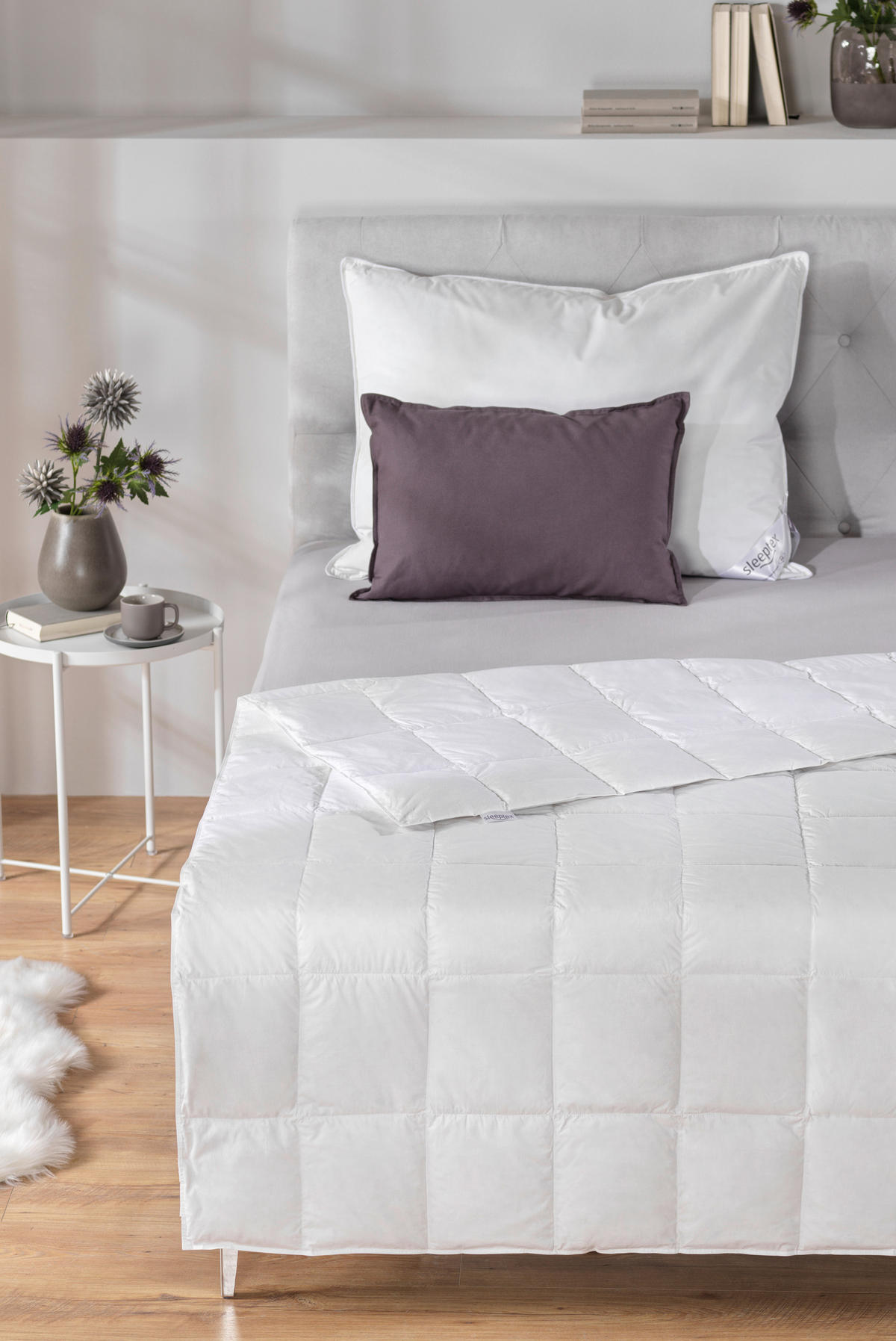 NYÁRI PAPLAN 140/200 cm  - fehér, Basics, textil (140/200cm) - Sleeptex