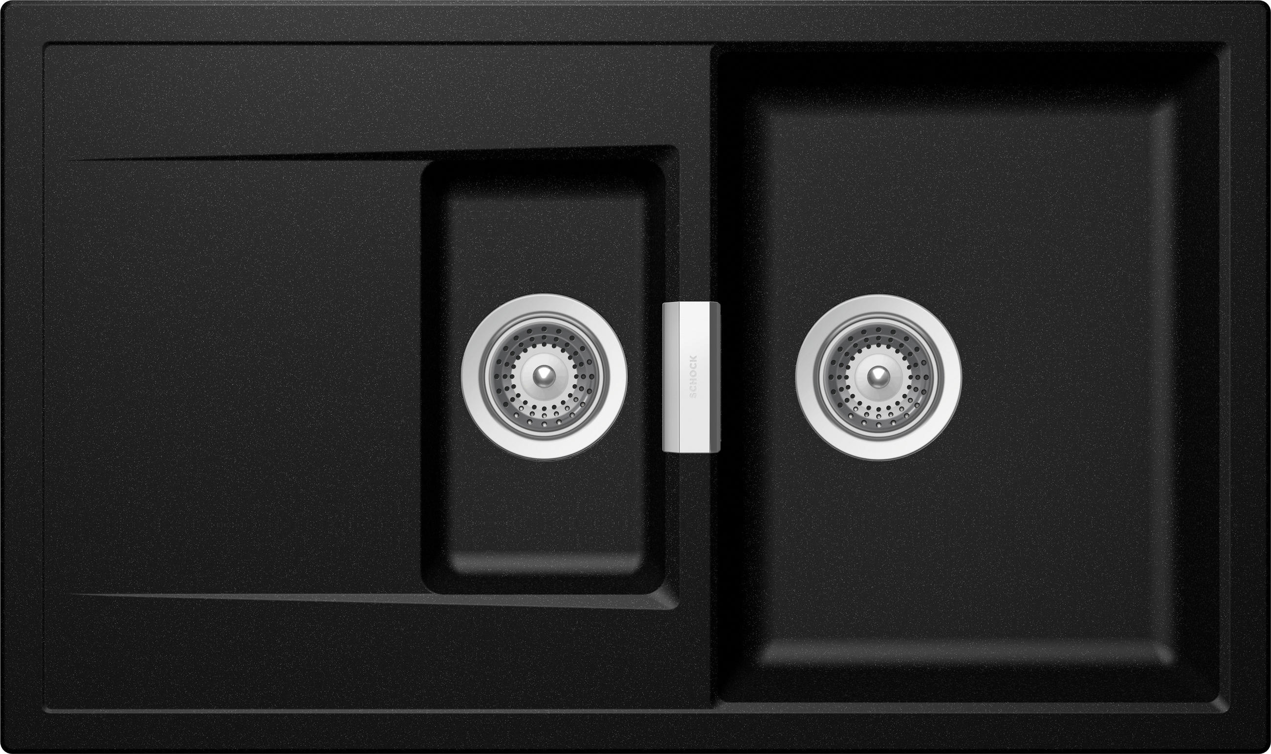 SPÜLE MONO D-150-U / MOND150UMAG  - Dunkelgrau, Basics, Stein (86/51cm) - Schock