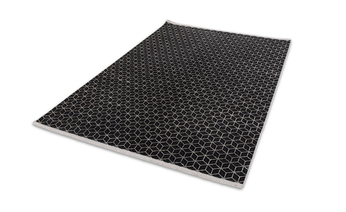 WEBTEPPICH 170/240 cm Metric  - Graphitfarben, Design, Textil (170/240cm) - Joop!