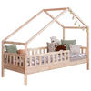 HAUSBETT Absturzsicherung, Rollrost 90/200 cm  - Naturfarben, MODERN, Holz (90/200cm) - MID.YOU