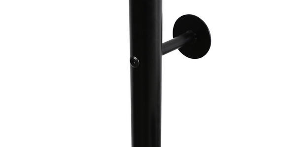 KLEIDERSTÄNDER in Schwarz 37/176/37 cm   - Schwarz, Basics, Kunststoff/Stein (37/176/37cm) - Carryhome