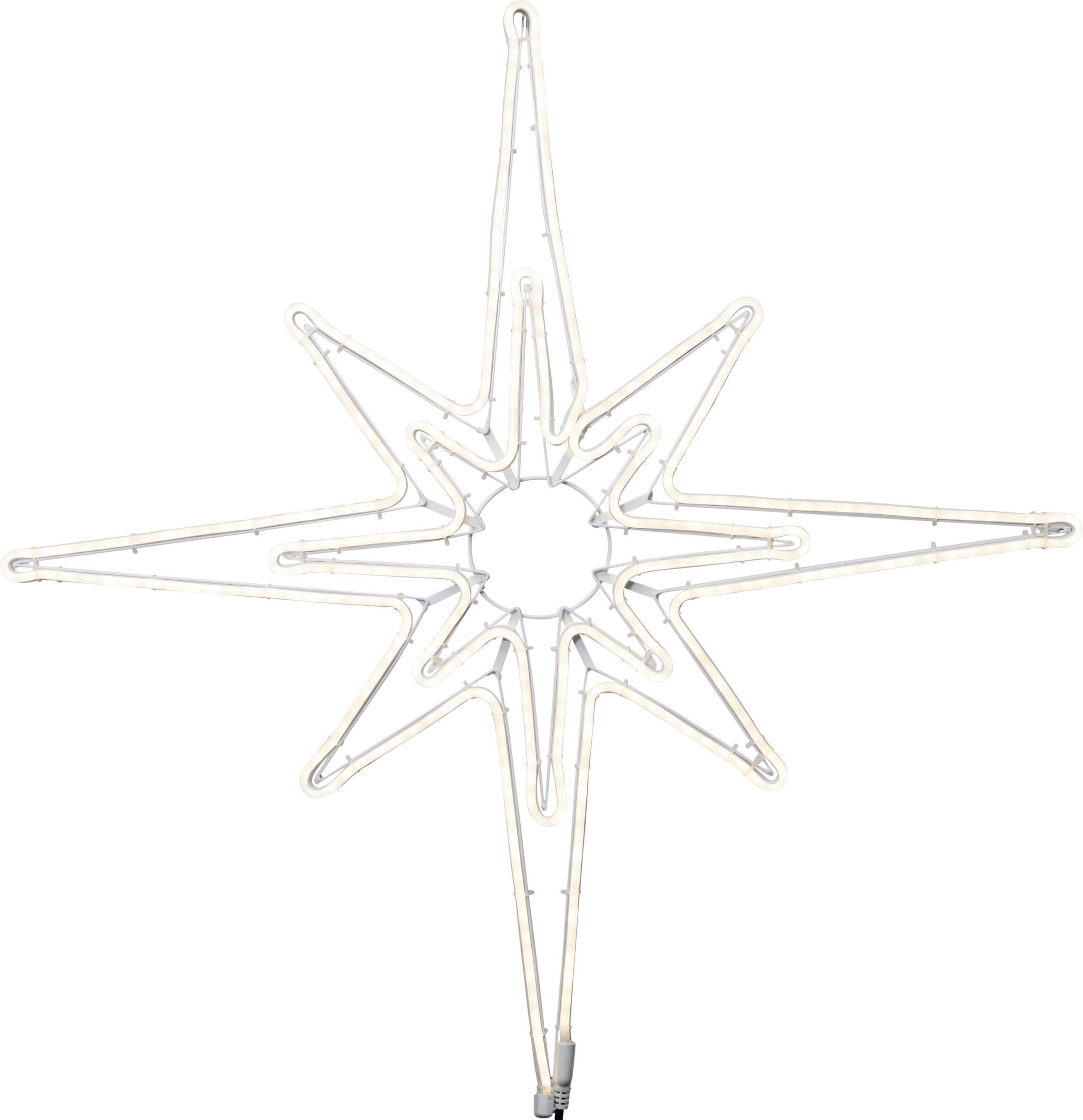 DEKOHÄNGER  - Weiß, Basics, Kunststoff/Metall (85/2/52cm) - Eglo