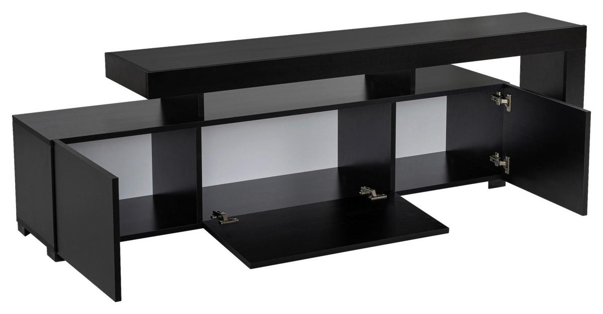 TV-ELEMENT - Schwarz, Modern, Holzwerkstoff (192/53/37cm) - MID.YOU