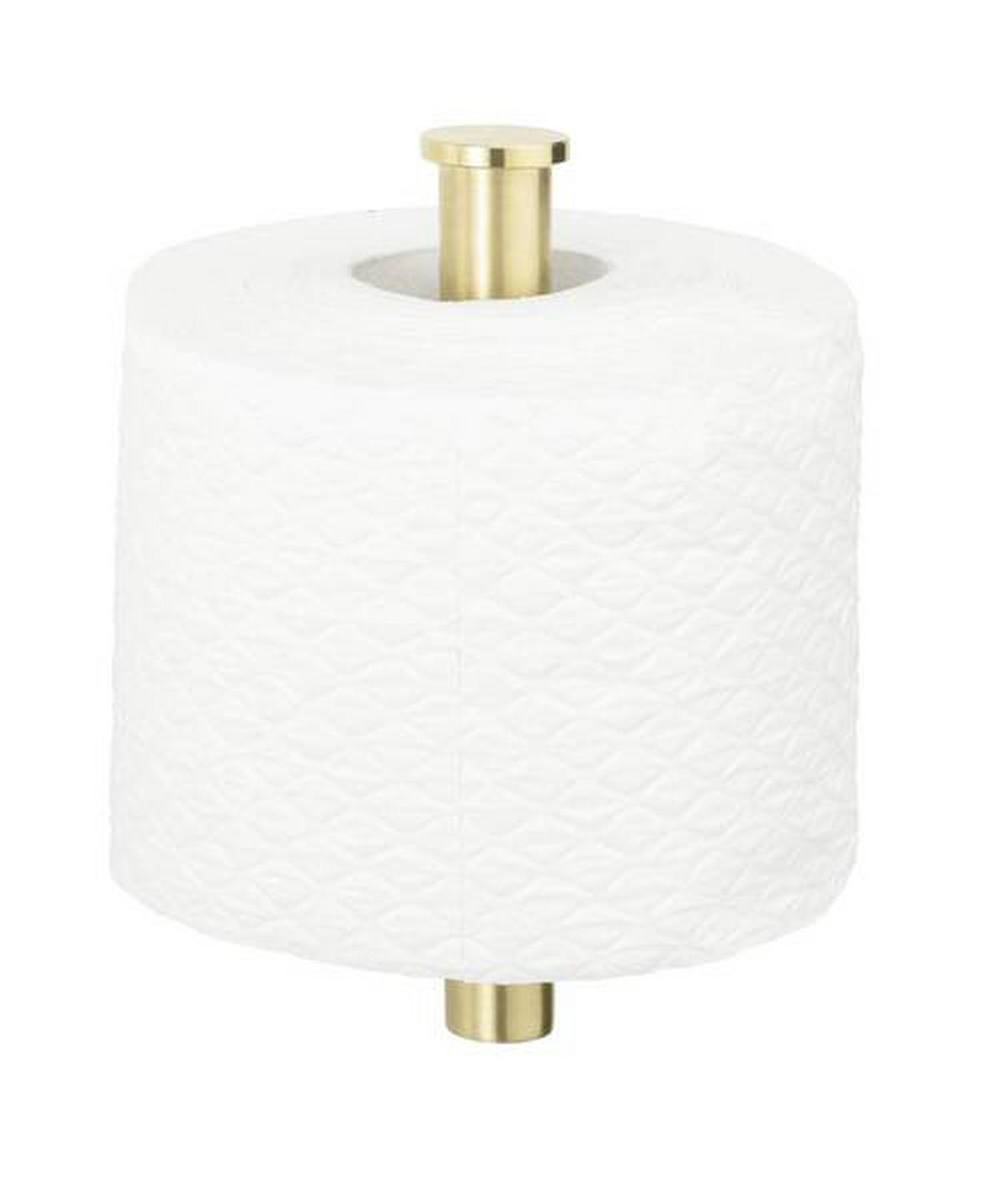 WC-PAPÍR TARTÓ  - aranyszínű, Lifestyle, fém (16/4,5/7cm) - Mömax