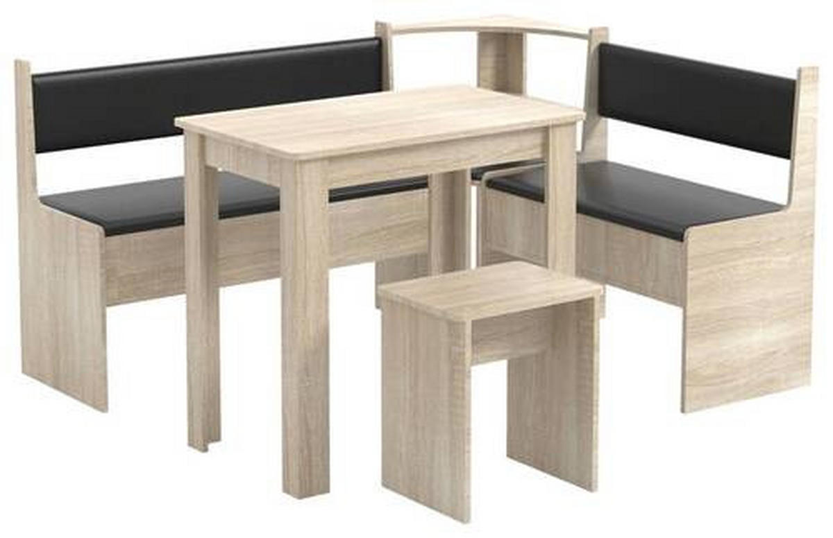 ECKBANKGRUPPE in Holzwerkstoff Sonoma Eiche  - Sonoma Eiche, Modern, Holzwerkstoff (153/115cm) - MID.YOU