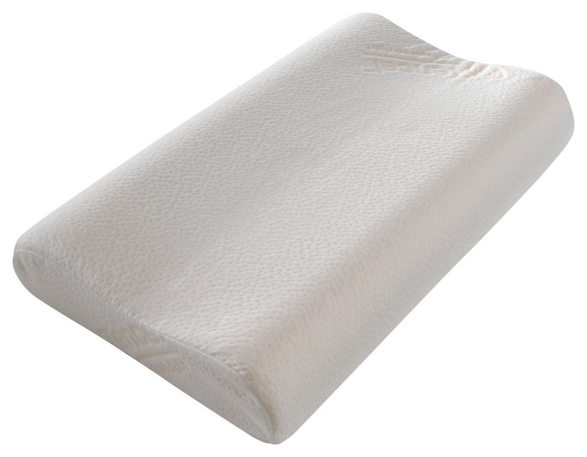 NACKENSTÜTZKISSEN  67/42 cm  - Weiß, Basics, Textil (67/42cm) - Dieter Knoll