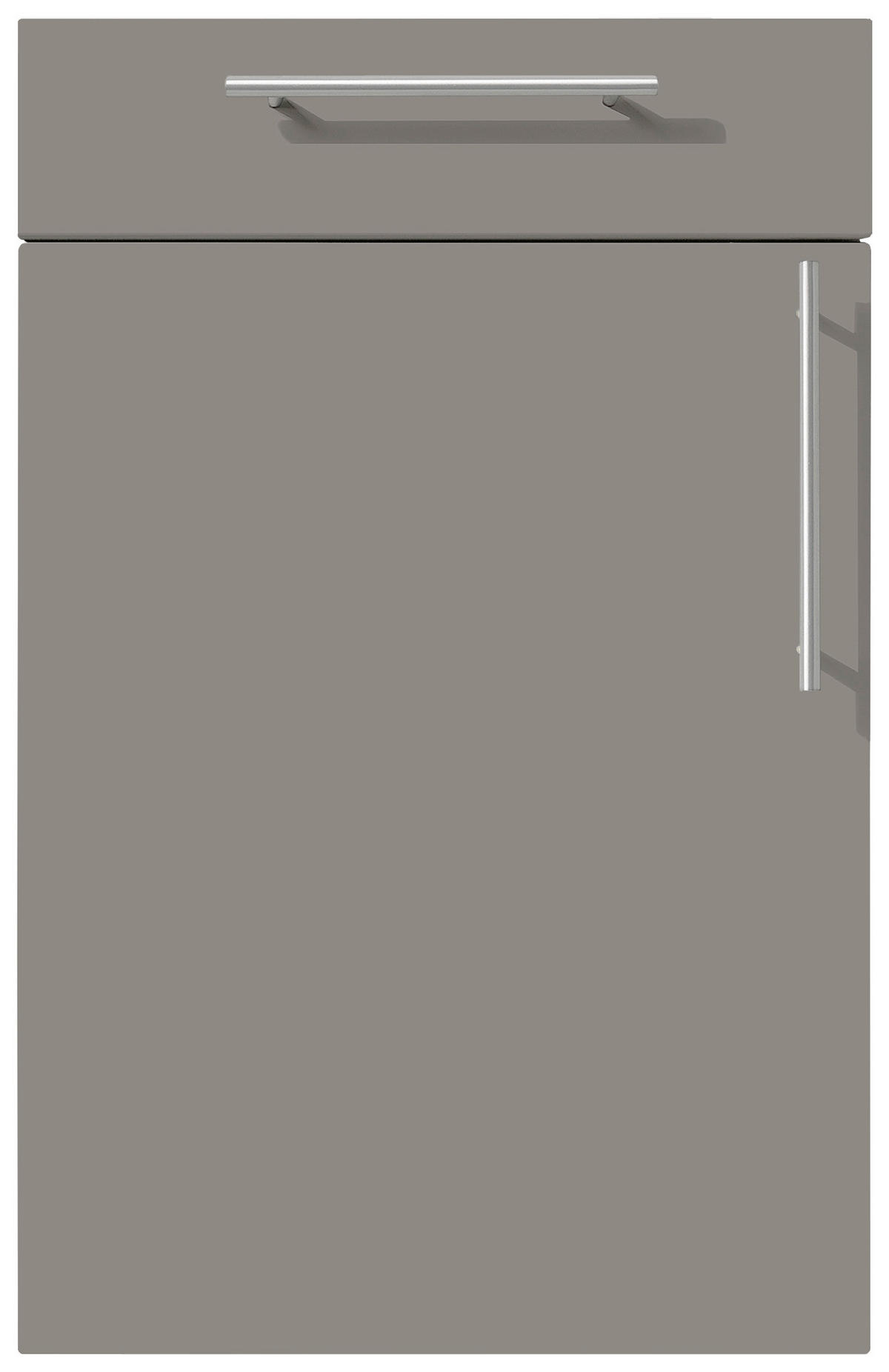 EINBAUKÜCHE SILVIA  - Rot/Schwarz, Design, Holzwerkstoff - Novel