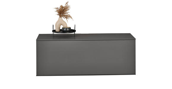 LOWBOARD  121/44/50 cm  Beimöbel erhältlich, hängend, in verschiedenen Holzdekoren erhältlich  - Anthrazit, Design, Holzwerkstoff (121/44/50cm) - Dieter Knoll
