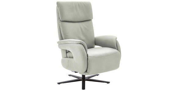 RELAXSESSEL in Textil Hellgrau - Hellgrau/Schwarz, Design, Textil/Metall (70/117/85cm) - Dieter Knoll