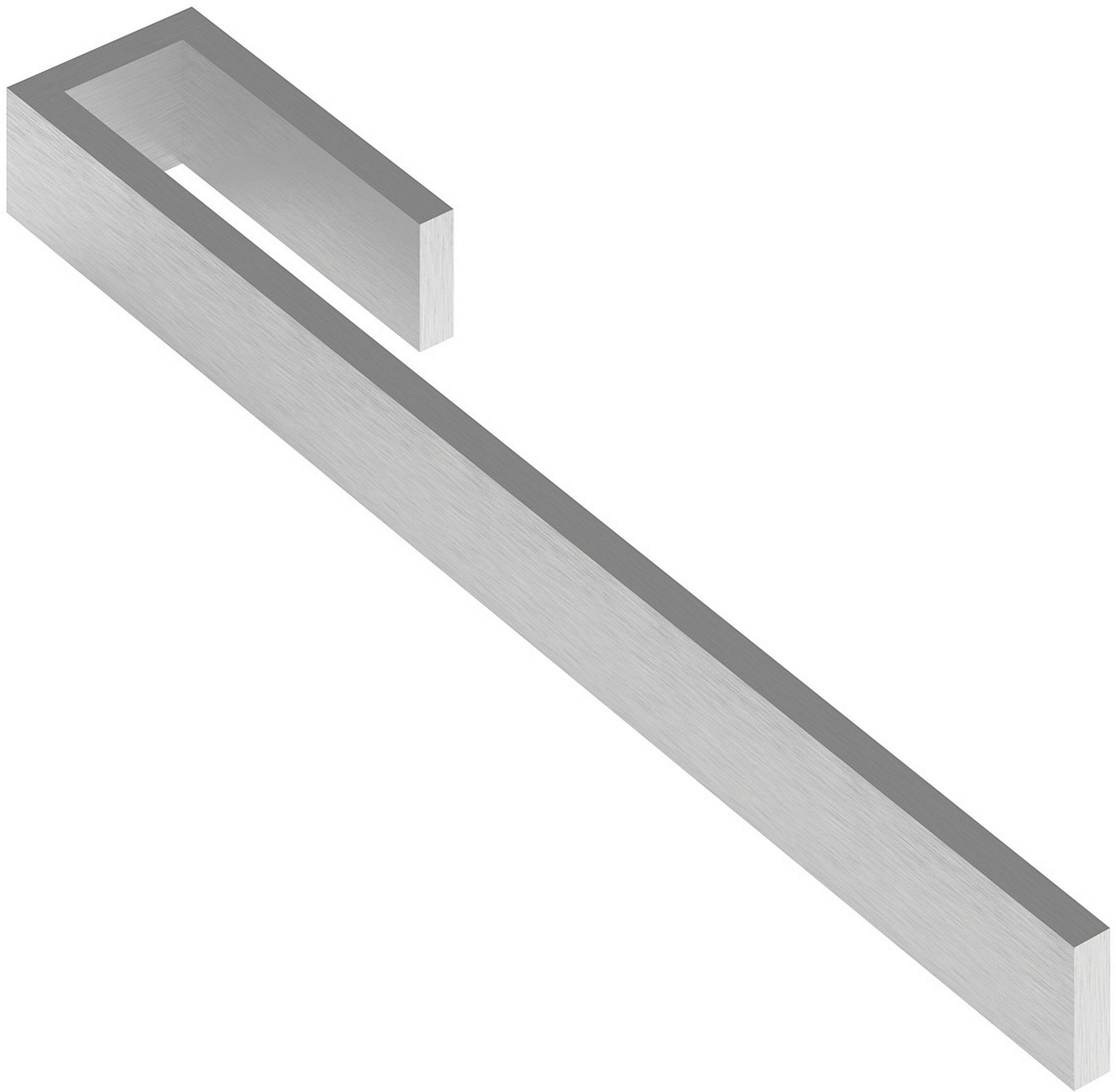 HANDTUCHHALTER Alufarben  - Alufarben, MODERN, Metall (5,5/3,0/39,0cm) - Dieter Knoll