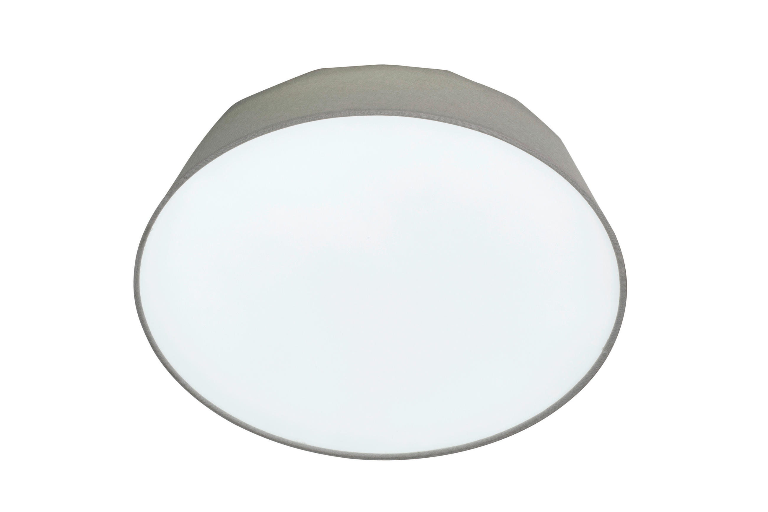 LED-DECKENLEUCHTE 40/12,7 cm   - Hellgrau, Basics, Kunststoff/Textil (40/12,7cm) - Novel