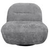 SESSEL in Struktur Grau  - Schwarz/Grau, Basics, Textil/Metall (85/74/85cm) - Livetastic