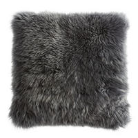 KISSENHÜLLE OTAGO 40/40 cm  - Anthrazit, Basics, Textil/Fell (40/40cm) - Esposa