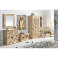 GARDEROBE 6-teilig  in 260/185/45 cm  - Naturfarben, Design, Holz (260/185/45cm) - MID.YOU