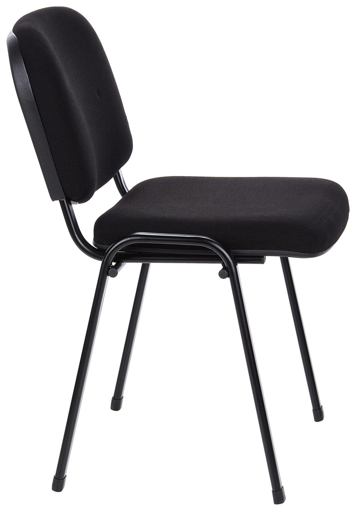 SADA KONFERENČNÍCH ŽIDLÍ 4 ks - černá, Basics, kov/textil (58/84/48cm) - MID.YOU