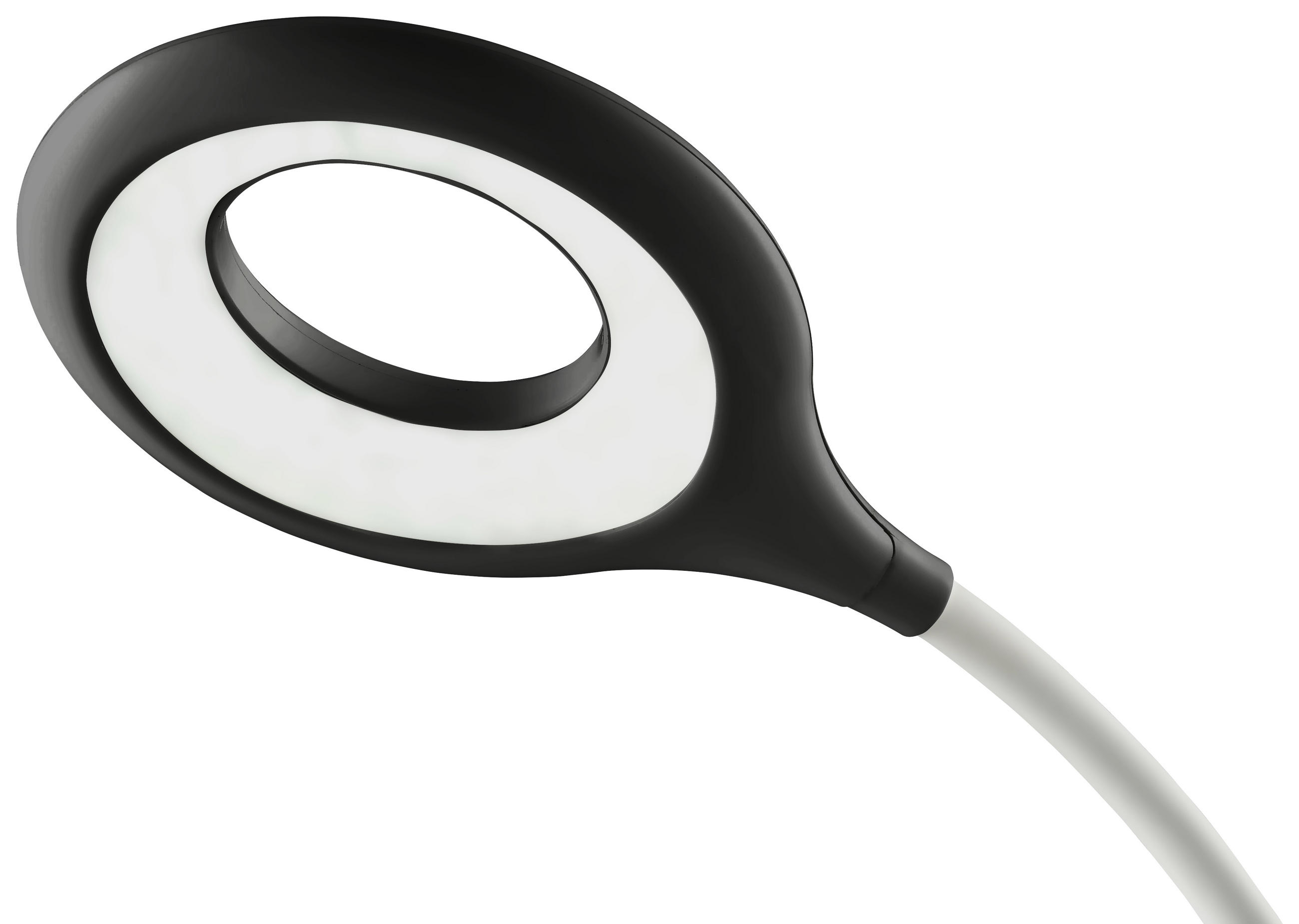LED ÍRÓASZTALI LÁMPA - fekete, Trend, műanyag (41cm) - Xora