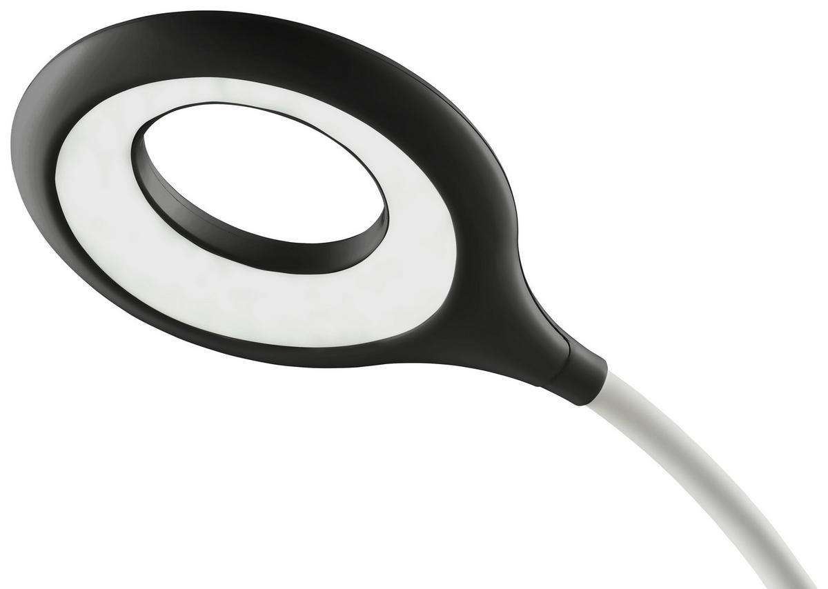 LED ÍRÓASZTALI LÁMPA - fekete, Trend, műanyag (41cm) - Xora