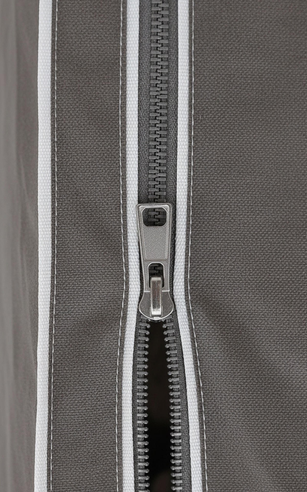 STOFFSCHRANK 110/178/46 cm  in Grau  - Grau, Basics, Kunststoff/Textil (110/178/46cm) - Carryhome