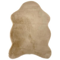 KUNSTFELL 60/90 cm Goldfarben Tierform  - Goldfarben, KONVENTIONELL, Textil (60/90cm) - Astra