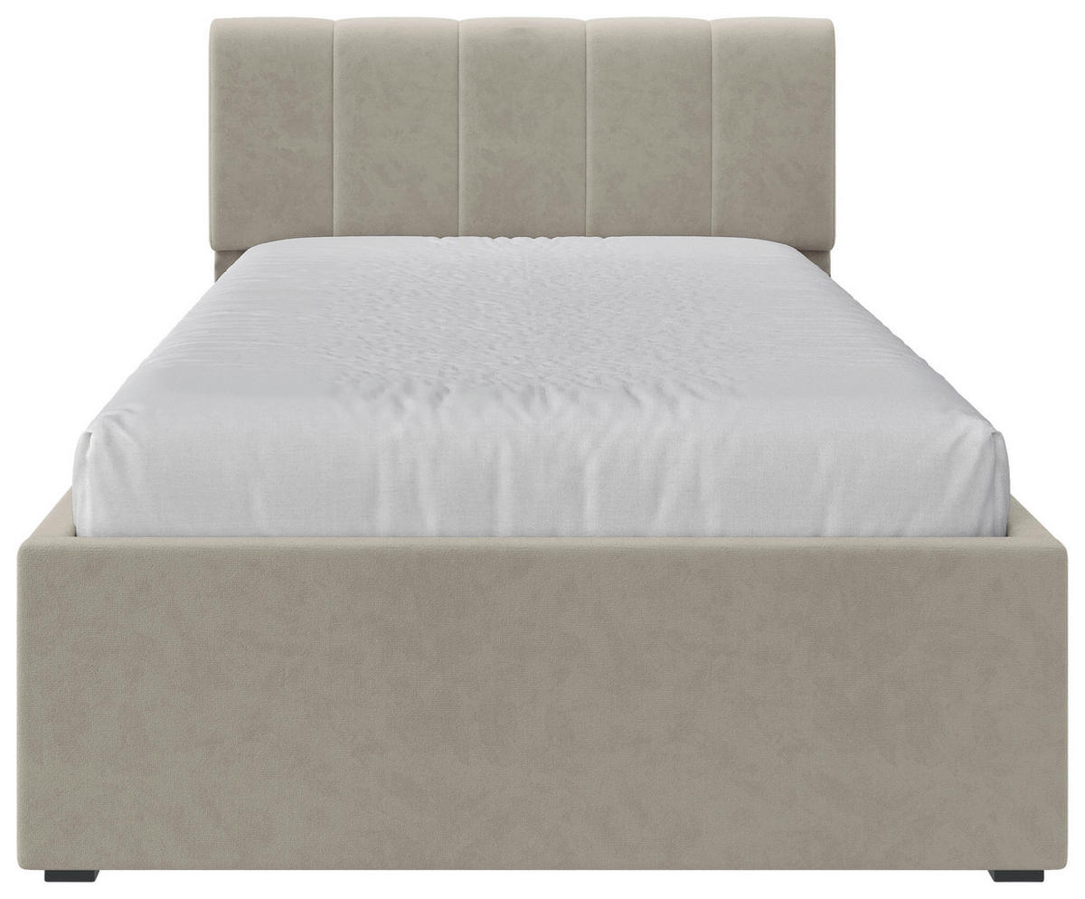 POLSTERBETT 120/200 cm  in Beige  - beige/noir, Design, textile/matière synthétique (120/200cm) - Stylife