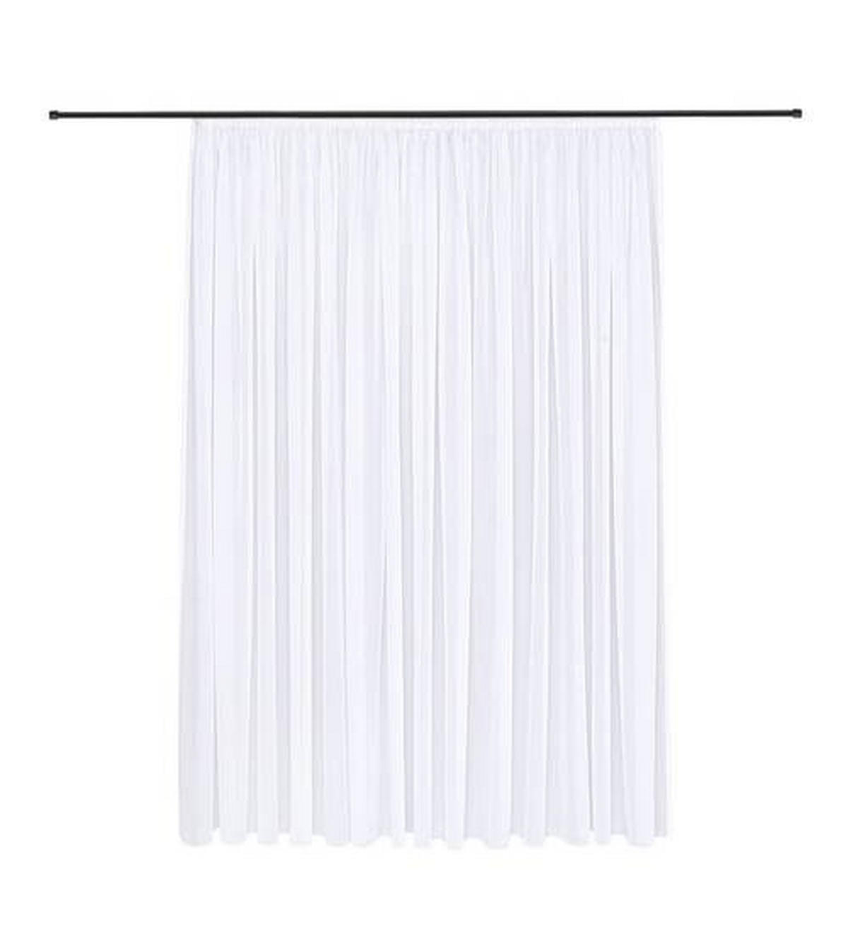 FERTIGSTORE  transparent  300/245 cm   - Weiß, Basics, Textil (300/245cm)