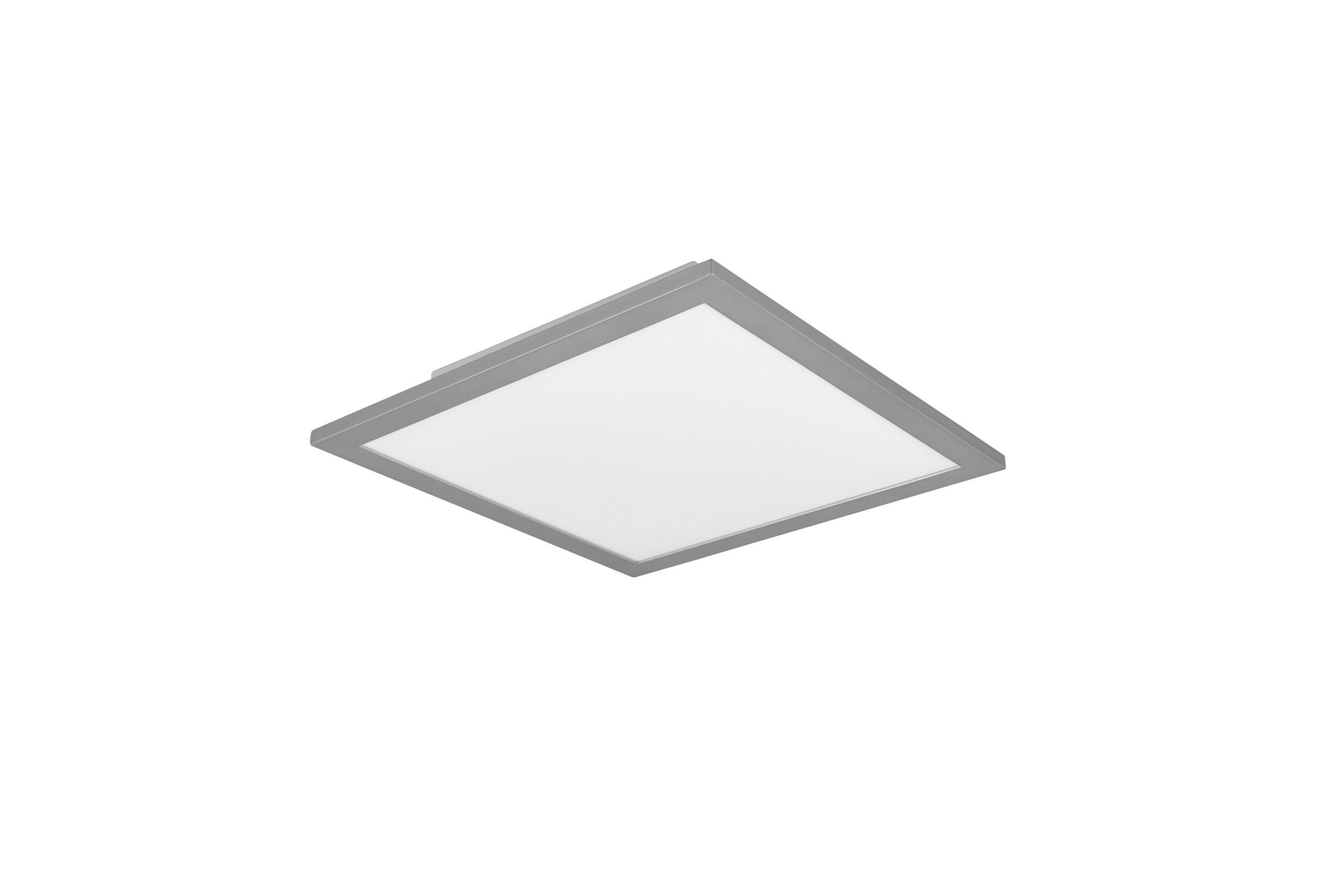 LED-DECKENLEUCHTE 13,5 W    30/30/8 cm  - Titanfarben, Basics, Metall (30/30/8cm)