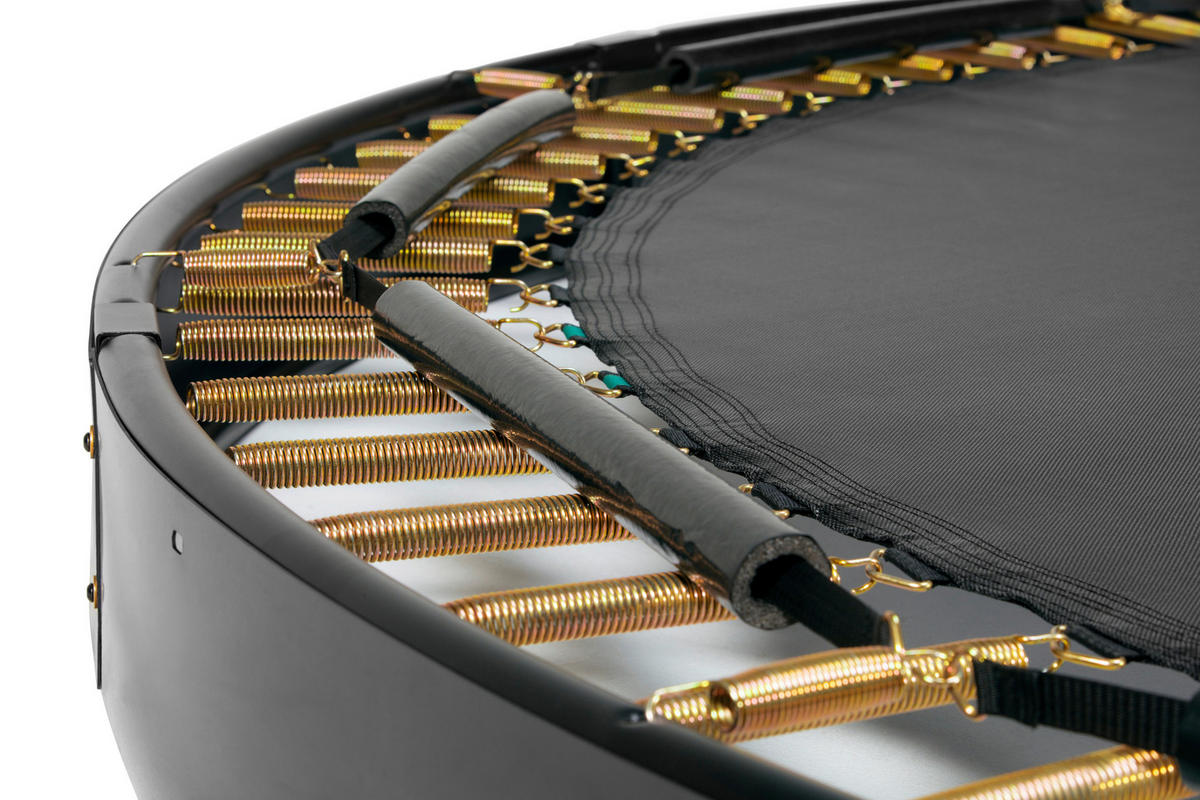 BODENTRAMPOLIN SALTA 5066A  - Schwarz, Trend, Metall (396cm) - Salta