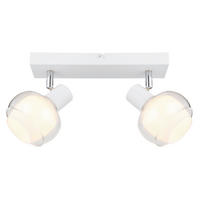 STRAHLER - Klar/Chromfarben, Design, Glas/Metall (26/10,5/13,5cm) - Globo
