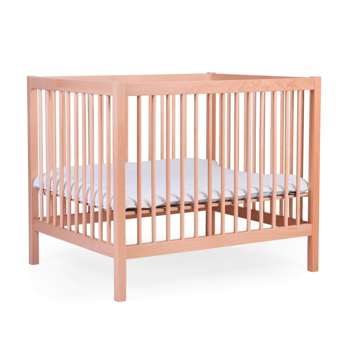 LAUFGITTER PA97NA Natur inkl. Rollen 98/78/82 cm  - Naturfarben, KONVENTIONELL, Holz/Kunststoff (98/78/82cm) - Childhome
