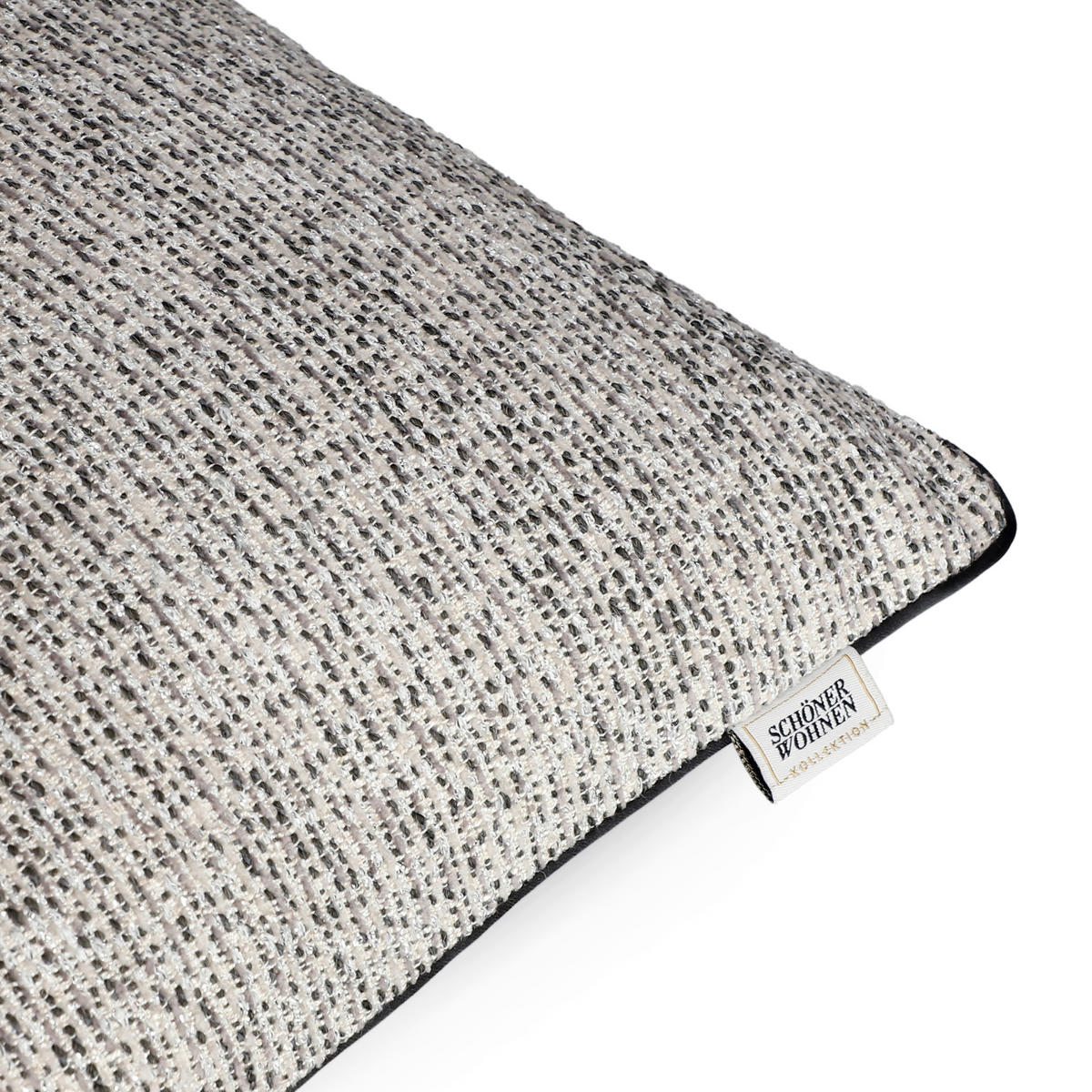 ZIERKISSEN  38/38 cm   - Greige/Hellgrau, Basics, Textil (38/38cm) - Schöner Wohnen