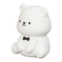 KINDER-NACHTLICHT Karl 10/10/13 cm  - Schwarz/Weiß, Trend, Kunststoff (10/10/13cm)