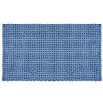 BADEMATTE Blau 70/120 cm  - Blau, Design, Kunststoff/Textil (70/120cm) - Esposa