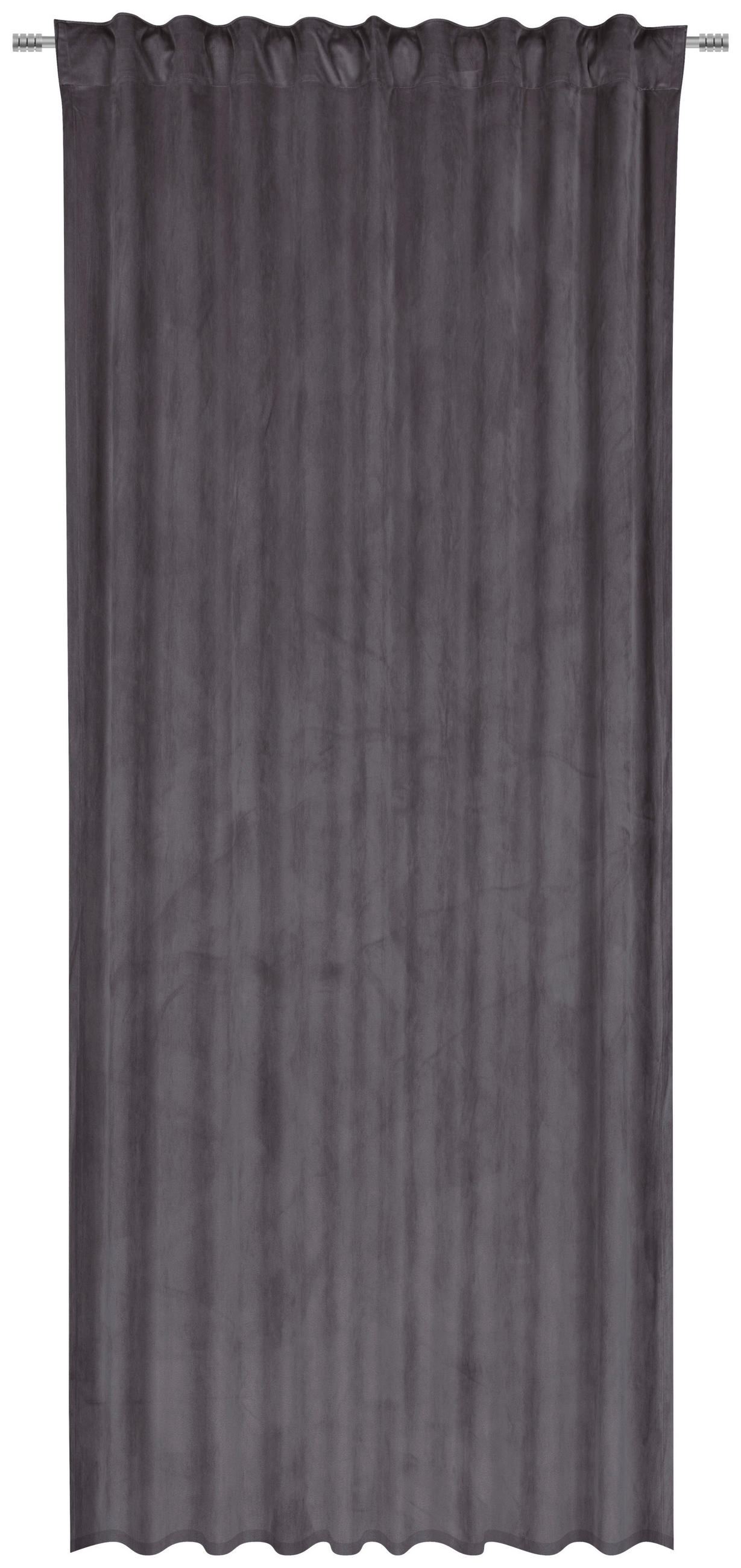 FERTIGVORHANG ZENATO blickdicht 135/245 cm - Dunkelgrau, KONVENTIONELL, Textil (135/245cm) - Ambiente