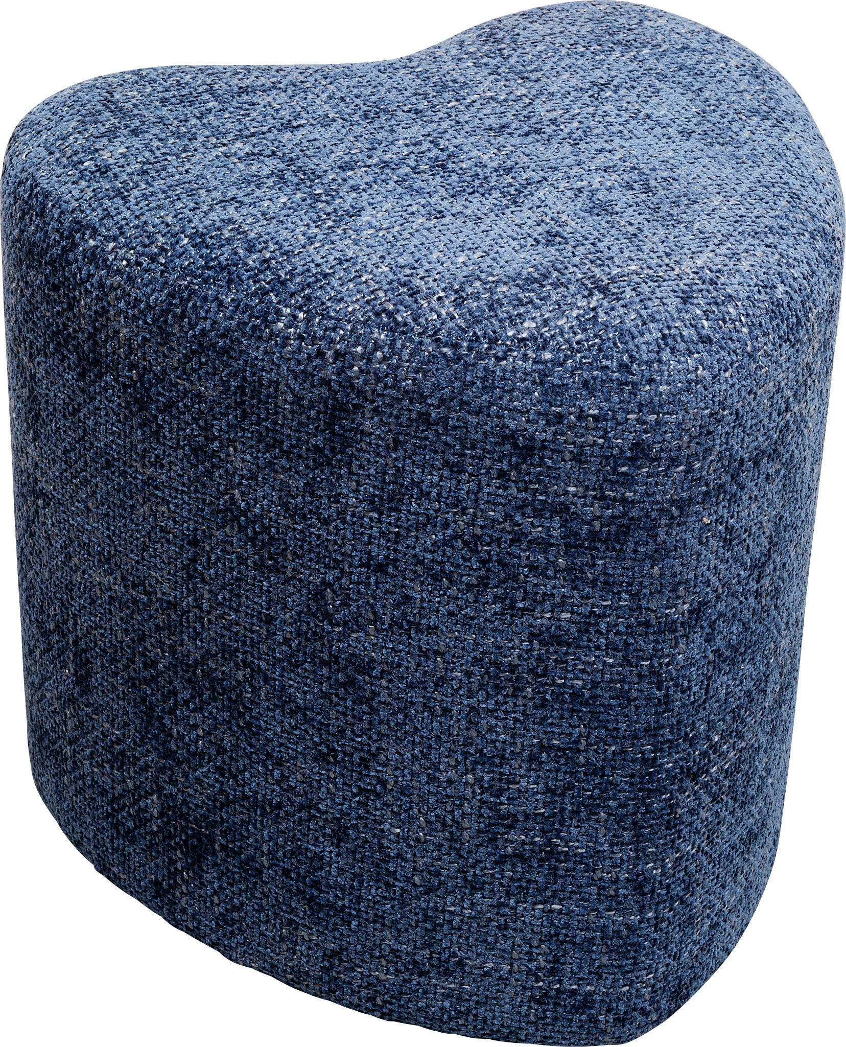 HOCKER in Textil Dunkelblau  - Dunkelblau, Design, Textil (34/36/36cm) - Kare-Design