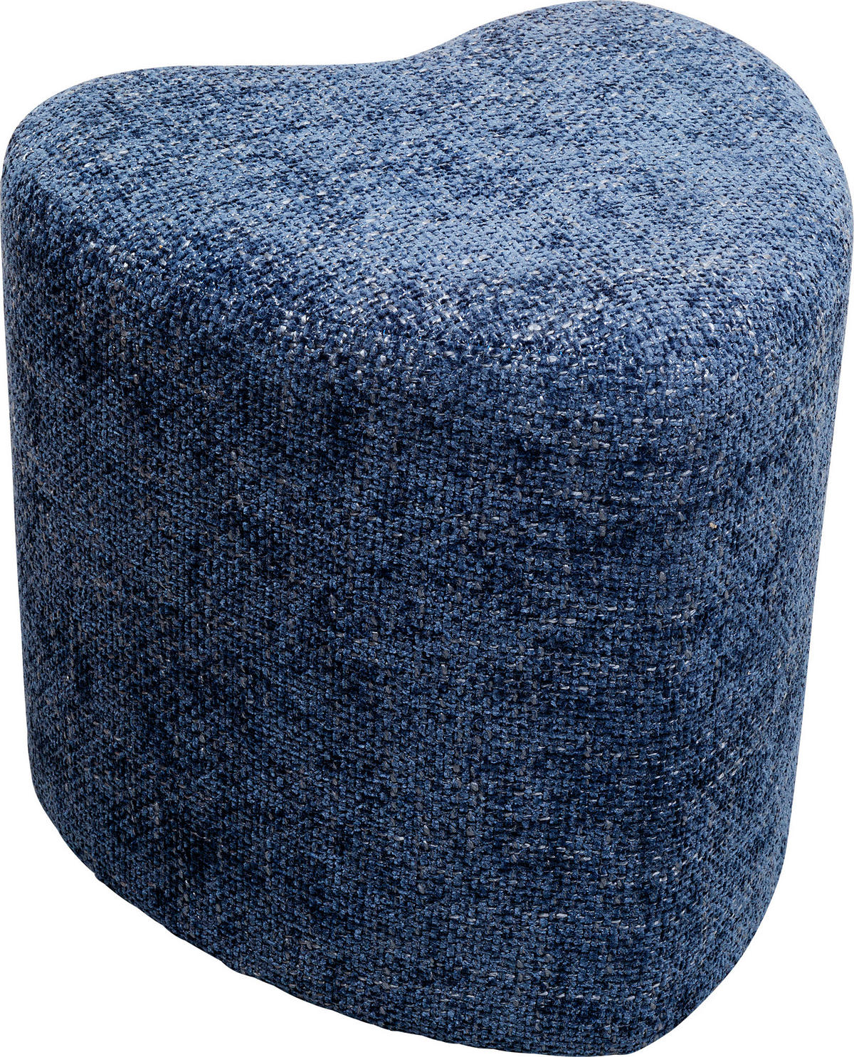 HOCKER in Textil Dunkelblau  - Dunkelblau, Design, Textil (34/36/36cm) - Kare-Design
