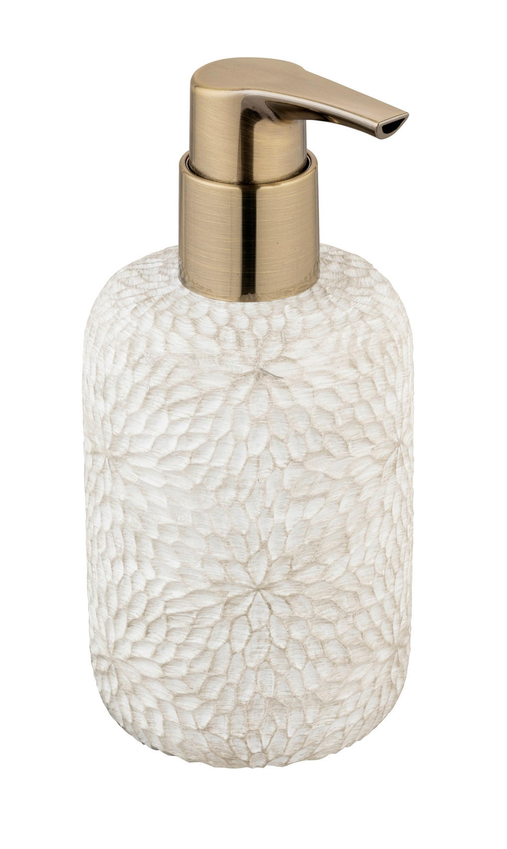 DÁVKOVAČ MYDLA biela, béžová - biela/béžová, Basics, plast (7,5/16,5/7,5cm) - Wenko