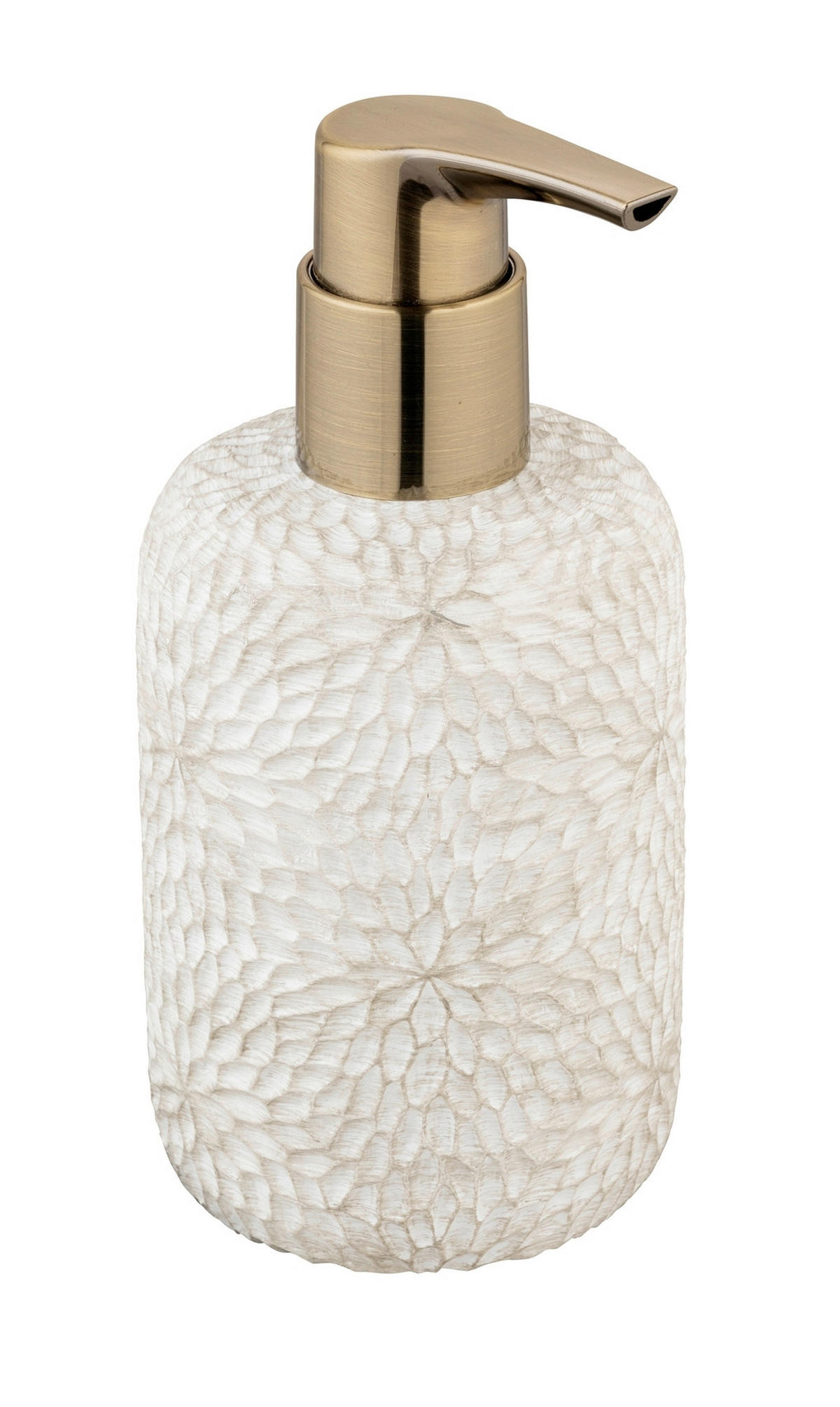 DÁVKOVAČ MÝDLA bílá, béžová - bílá/béžová, Basics, plast (7,5/16,5/7,5cm) - Wenko