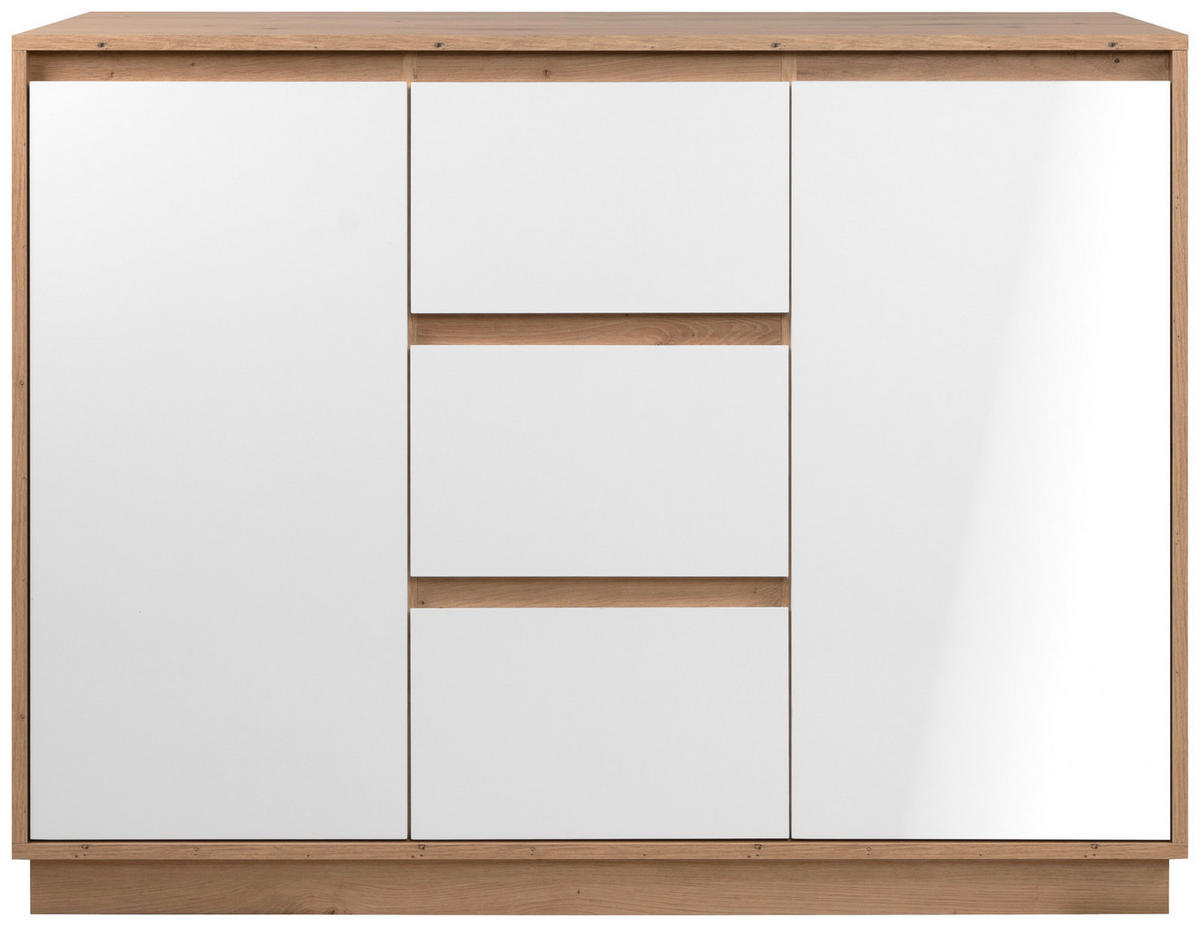 KOMODA   117/88/40 cm   hrast Artisan  - hrast Artisan, Trend, drvni materijal (117/88/40cm)