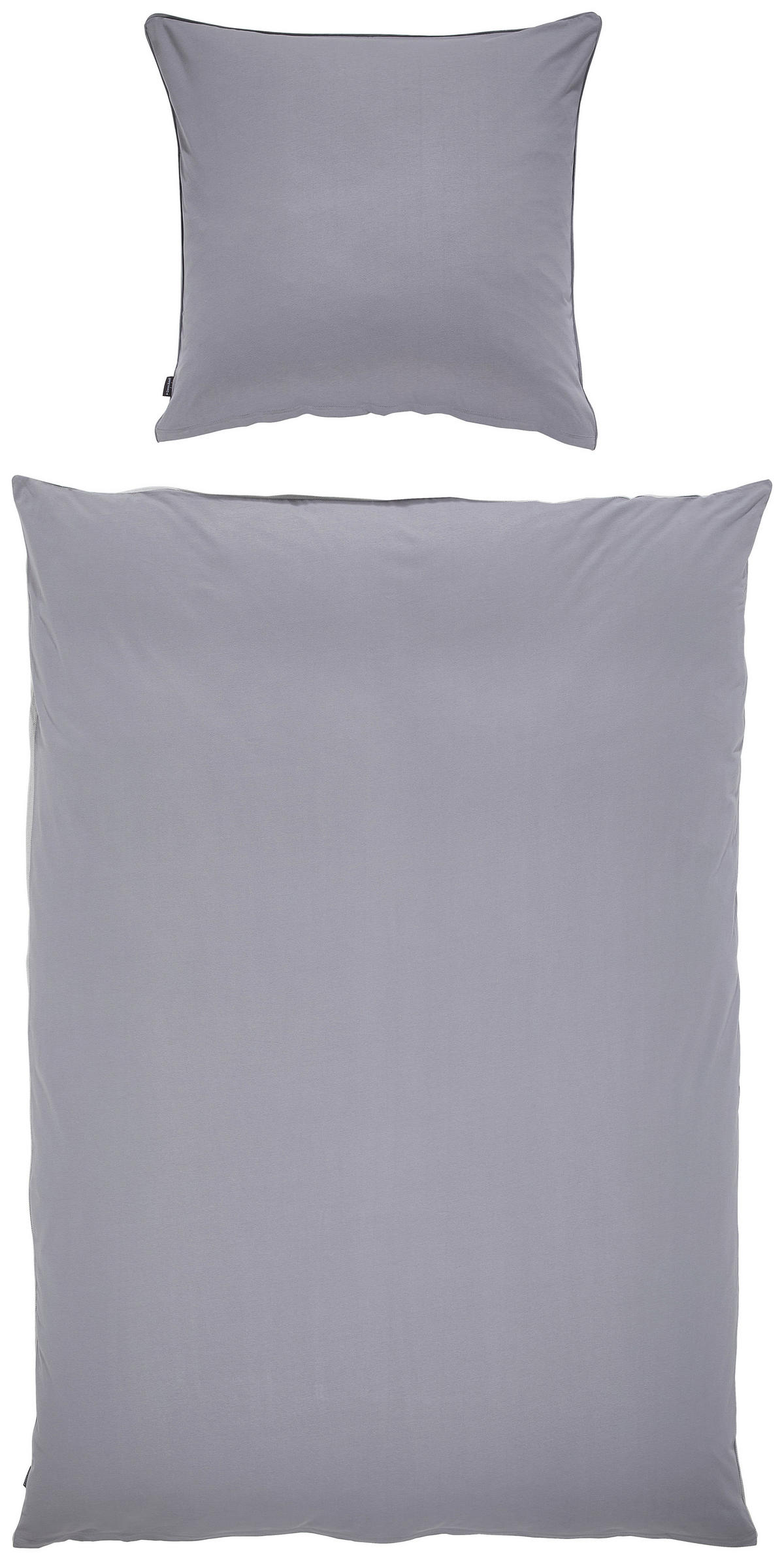 WENDEBETTWÄSCHE 2-teilig 135/200 cm  - Anthrazit, Textil (135/200cm) - Dieter Knoll