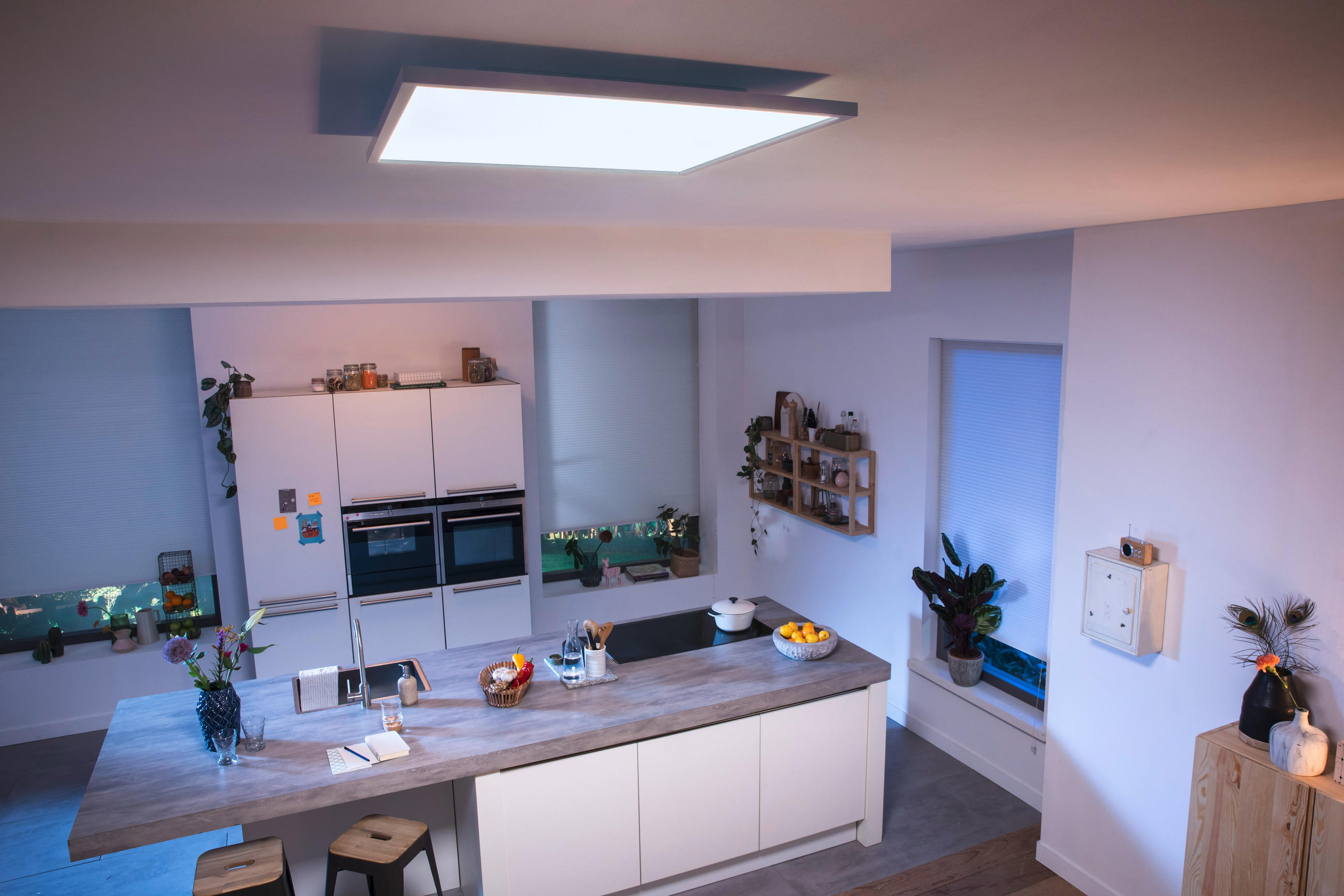 LED-DECKENLEUCHTE  30/30/4,6 cm   - Weiß, Design, Kunststoff/Metall (30/30/4,6cm) - Philips HUE