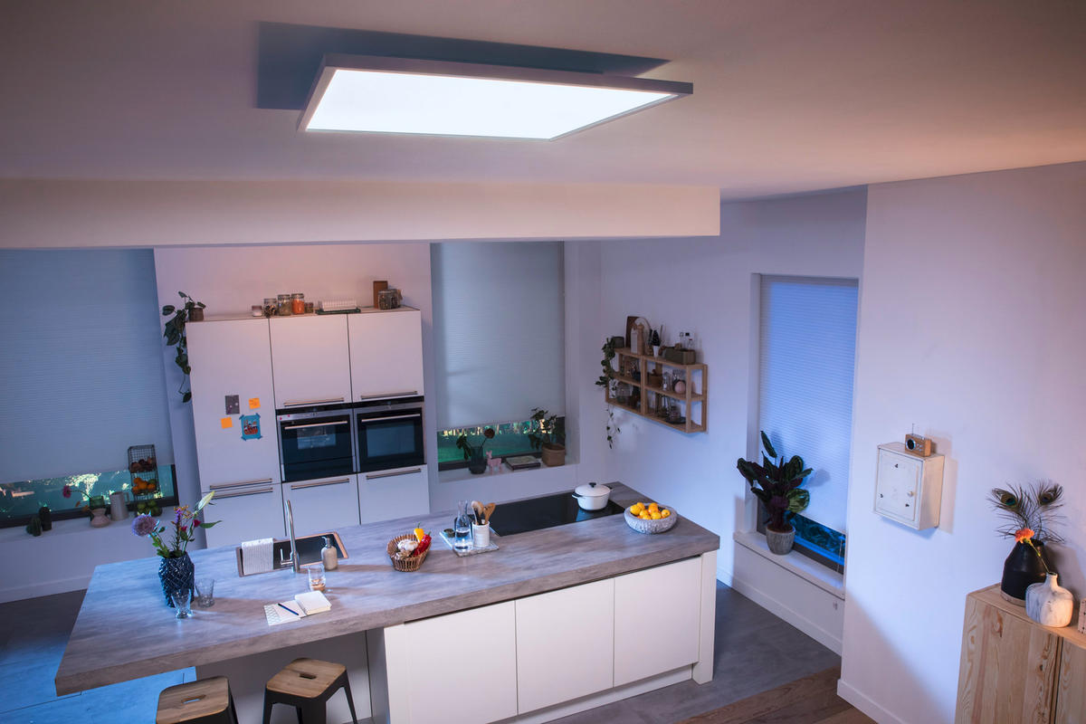 LED-DECKENLEUCHTE  30/30/4,6 cm   - Weiß, Design, Kunststoff/Metall (30/30/4,6cm) - Philips HUE