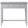 SCHREIBTISCH  in Grau  - Silberfarben/Grau, Design, Holzwerkstoff/Metall (89/75/45cm) - MID.YOU