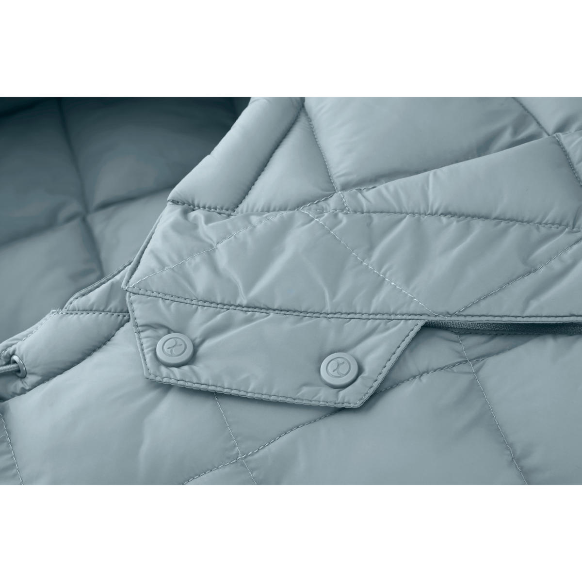 FUßSACK Snogga 2  - Pastellblau, Basics, Textil (90/50/20cm) - cybex GOLD