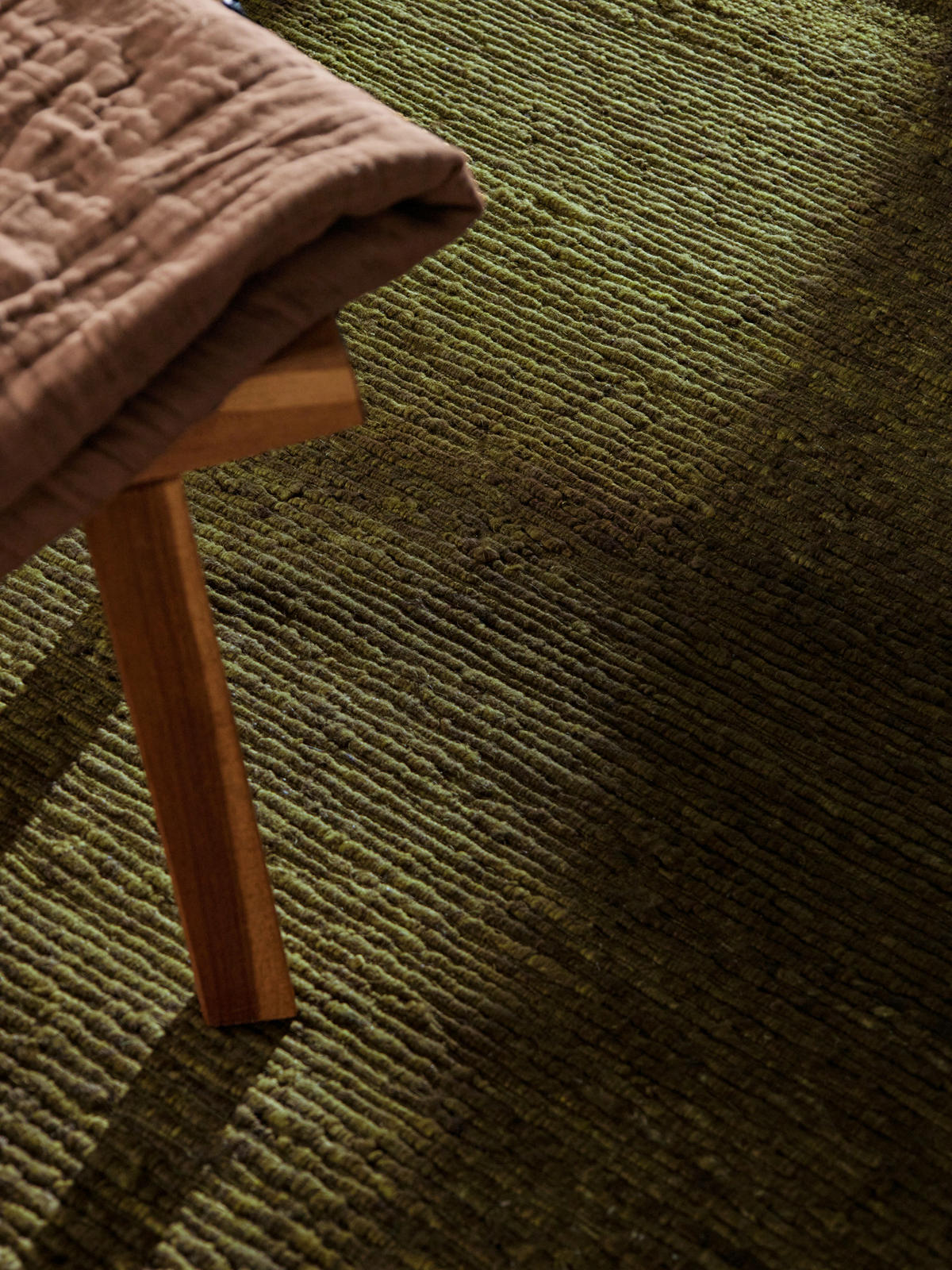 WOLLTEPPICH 200/290 cm Bexley Woolwich Olivgrün  - Olivgrün, Basics, Textil (200/290cm) - Ted Baker