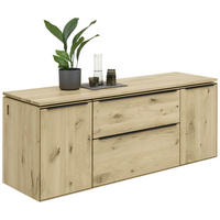 SIDEBOARD Eichefarben  182/76/60/228 cm  - Eichefarben/Anthrazit, Natur, Holz/Metall (182/76/60/228cm) - Valnatura