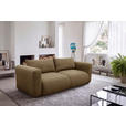 SCHLAFSOFA Flachgewebe Dunkelorange  inkl.  - Dunkelorange/Schwarz, MODERN, Kunststoff/Textil (248/94/109cm) - Carryhome